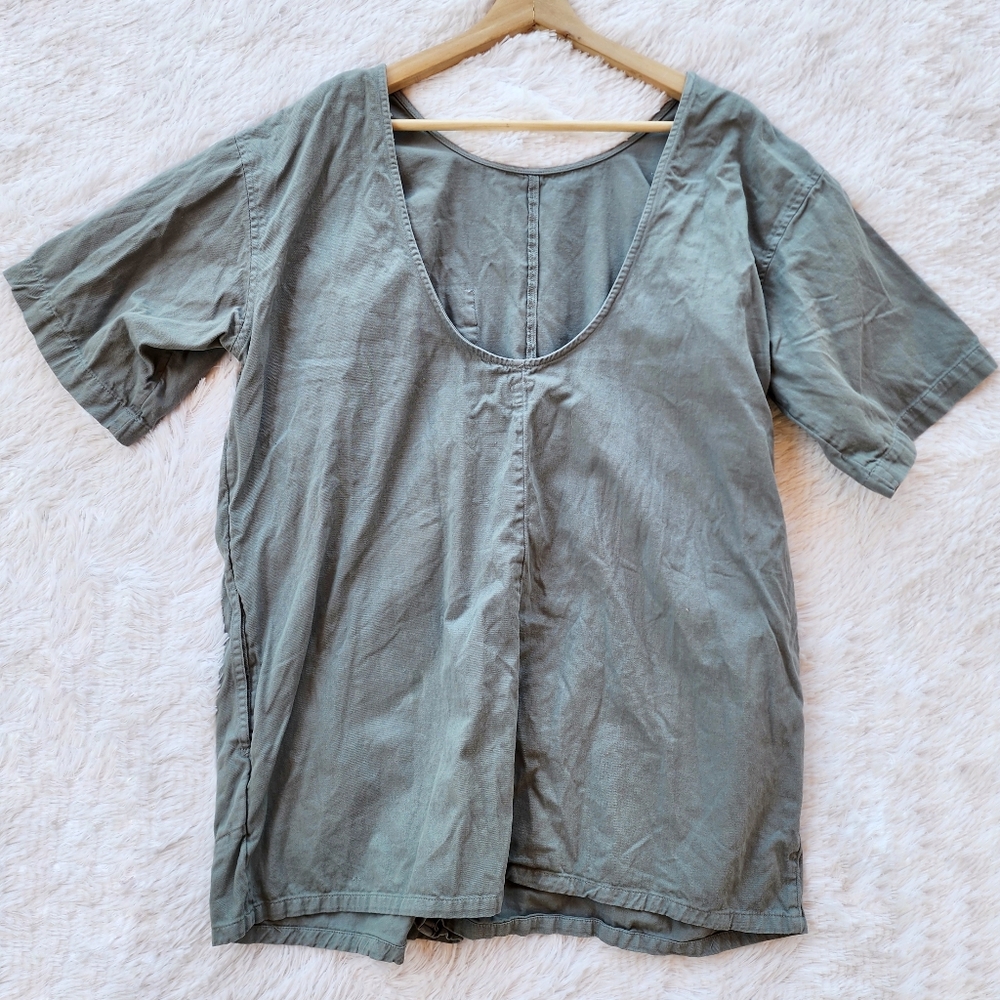 Free People Free-est Grey Denim‎ Dean Romper - Picture 5 of 7